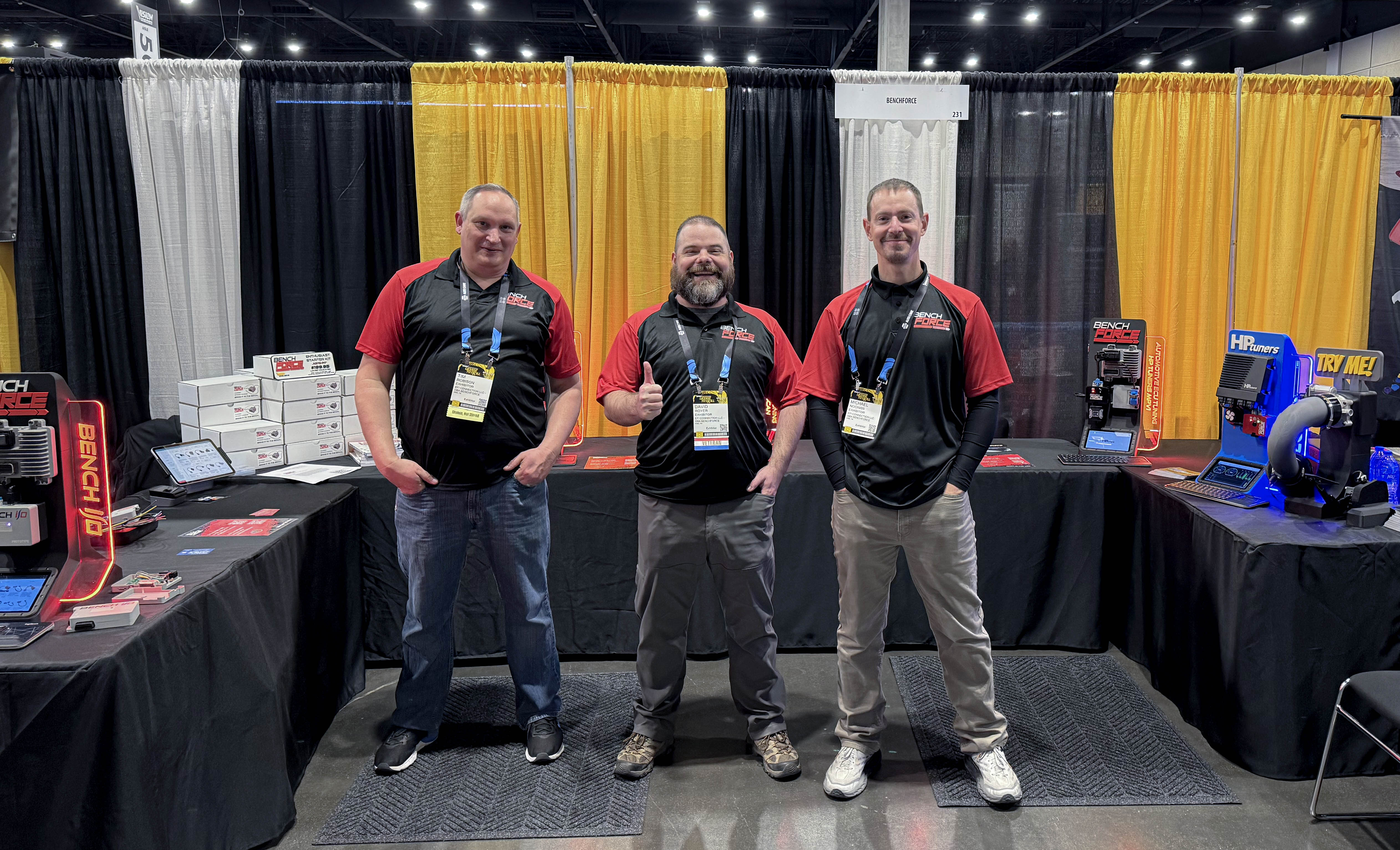 Mike and BenchForce Team at Conference