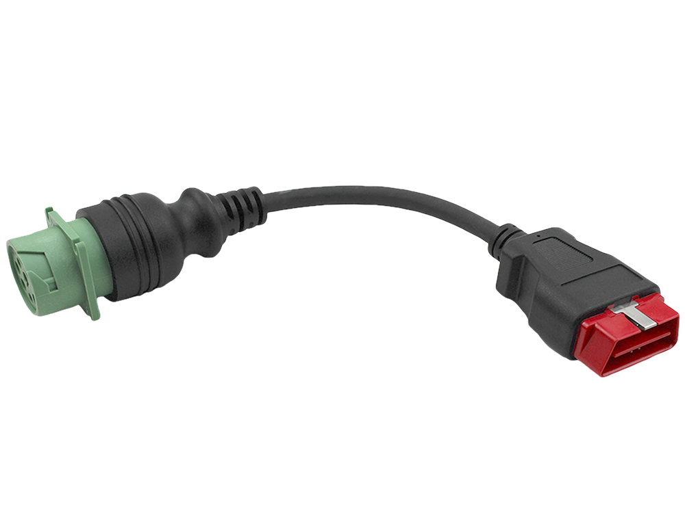 OBD-II to Green J1939 9-Pin Data Link Connector Harness