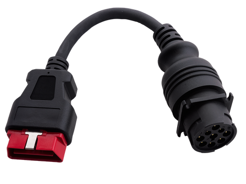 BenchForce OBD-II to Black J1939 9-Pin Data Link Connector Harness